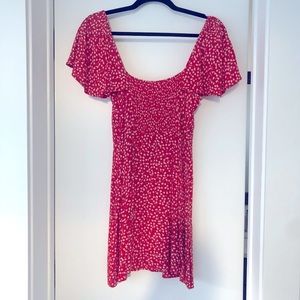 Red Zara Dress - Tie front